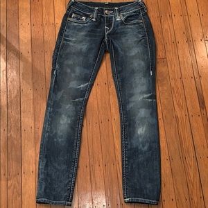 True Religion Skinny Mega T Size 24/2 cool wash